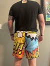 Comic mesh shorts