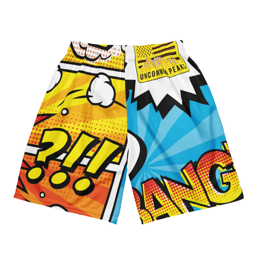 Comic mesh shorts